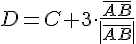 https://www.cyberforum.ru/cgi-bin/latex.cgi?D=C+3 \cdot \frac{\bar{AB}}{\left| \bar{AB}\right|}