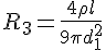 https://www.cyberforum.ru/cgi-bin/latex.cgi?R_3= \frac {4 \rho l}{9 \pi d_1^2}