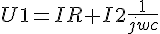 https://www.cyberforum.ru/cgi-bin/latex.cgi?U1=IR+I2\frac{1}{jwc}