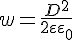 https://www.cyberforum.ru/cgi-bin/latex.cgi?w = \frac{{{D^2}}}{{2\varepsilon {\varepsilon _0}}}